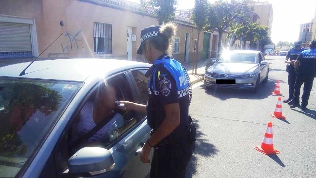 Control alcoholemia Tudela Policía Local