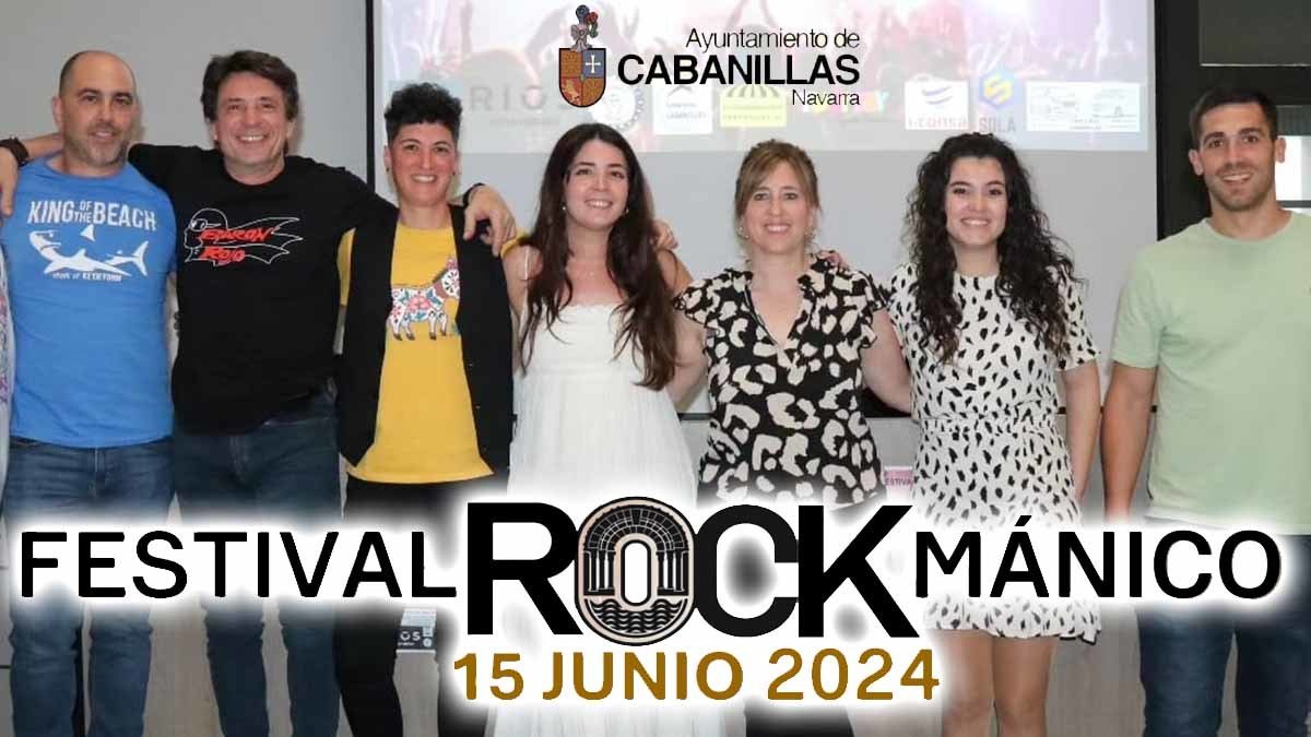 Presentación en Cabanillas del festival Rockmánico 2024