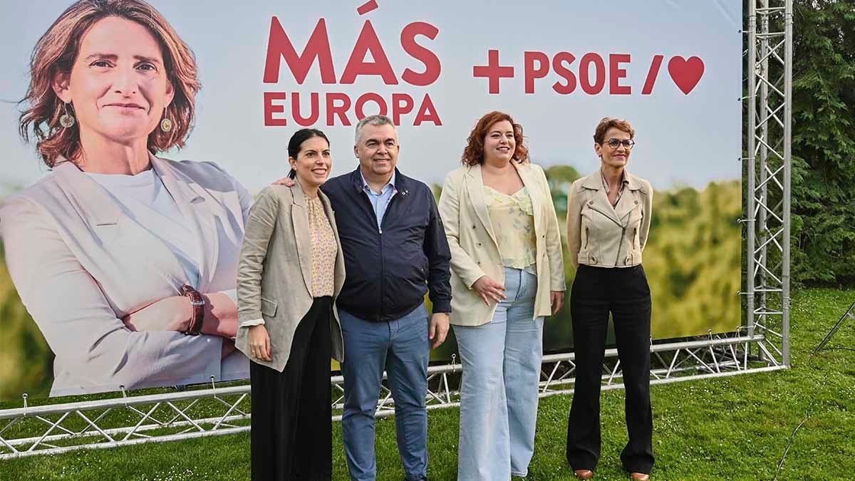 Elecciones Europeas Inicio de campaña del PSN-PSOE