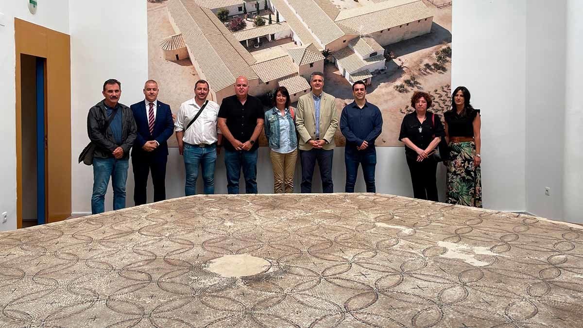 El mosaico El Villar de Ablitas se expone en la Casa de Cultura