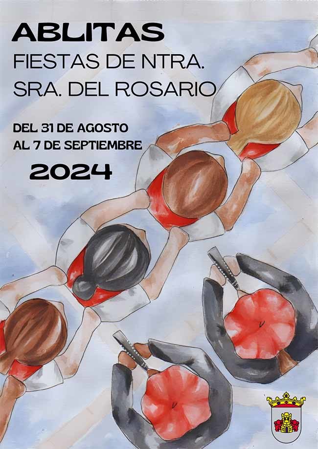 Cartel Fiestas de Ablitas, Navarra, 2024