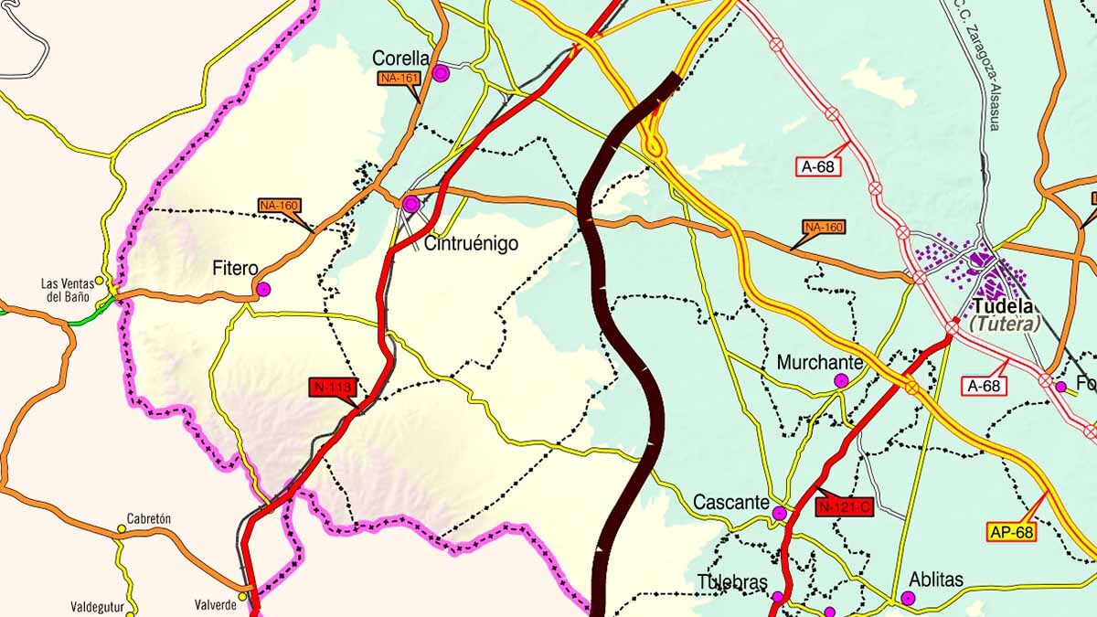 zona de intervención autovía de navarra